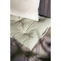 matelas d assise vert floral coton imprime  ib laursen