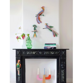Oiseau décoratif mural carton Studio Roof Paradise Bird Gili