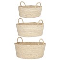 panier rangement salle de bains jute naturel ib laursen set de 3