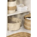 panier rangement salle de bains jute naturel ib laursen set de 3