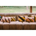 coussin de canape chic raye rose jaune moutarde hk living sunkissed