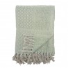 Plaid coton recyclé uni Bloomingville Rodion