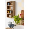 etagere murale bois recycle rustique rangemetn mugs cusine ib laursen