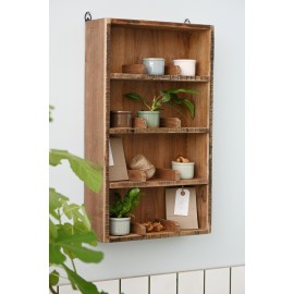 etagere murale bois recycle rustique rangemetn mugs cusine ib laursen
