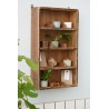 etagere murale bois recycle rustique rangemetn mugs cusine ib laursen