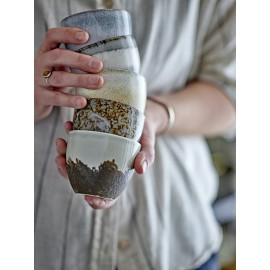 tasse a cafe gres gris bloomingville paula