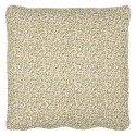 housse pour galette de chaise coton fleuri vert jaune ib laursen