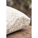 housse pour galette de chaise coton fleuri vert jaune ib laursen