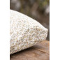 housse pour galette de chaise coton fleuri vert jaune ib laursen
