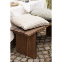 housse pour galette de chaise coton fleuri vert jaune ib laursen