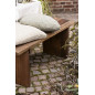 housse pour galette de chaise coton fleuri vert jaune ib laursen