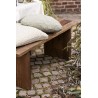 housse pour galette de chaise coton fleuri vert jaune ib laursen