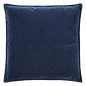 grand coussin velours bleu indigo ib laursen