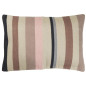 coussin toile rayures salon couleurs douces brun rose ib laursen coussin toile rayures salon couleurs douces brun rose ib laursen