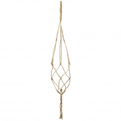 macrame pour plantes jute naturel beige ib laursen