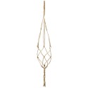macrame pour plantes jute naturel beige ib laursen