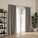 tringle a rideaux double coudee design argent umbra twilight blackout