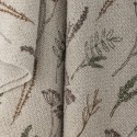 plaid coton recycle naturel imprime fleurs prairie bloomingville