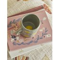 petit mug gres vert motif citrons rustique bloomingville agnes