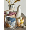 tasse mug decore avec colombe gres bleu bloomingville hezha
