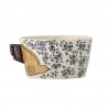 bol evase decoration colombe gres bleu bloomingville hezha