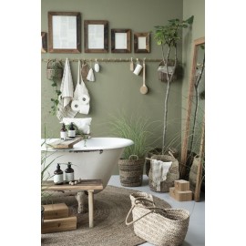 grand portemaneau mural barre fine metal laiton vieilli vintage