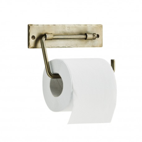porte rouleau wc mural laiton antique madam stoltz