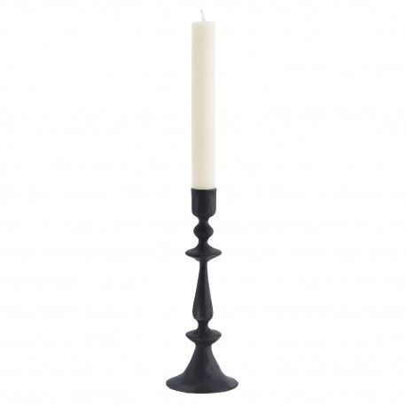 bougeoir fer forge noir madam stoltz