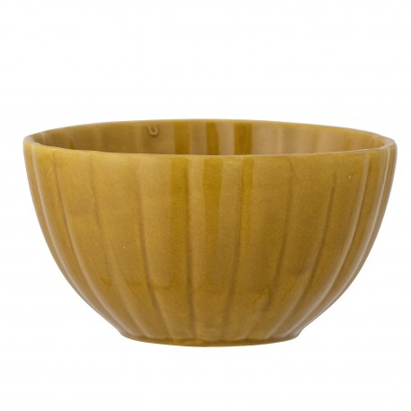 petit bol cotele jaune ocre petit dejeuner bloomingville latina