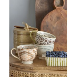 tasse a the chic campagne gres orange bloomingville maple
