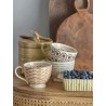 tasse a the chic campagne gres orange bloomingville maple