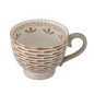 tasse a the chic campagne gres orange bloomingville maple
