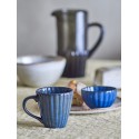 mug cotele bleu fonce gres bloomingville latina
