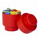 Lego géant boîte ronde rouge