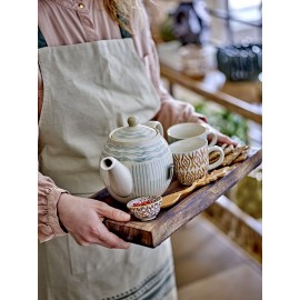 mini bol gres style campagne chic marron bloomingville maple