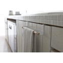 porte torchon pour porte blanc metal bois yamazaki tosca