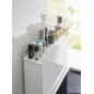 etagere rangement discret compact cuisine metal blanc yamazaki tower