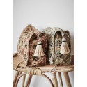 trousse de toilette pompon coton matelasse imprime floral madam stoltz