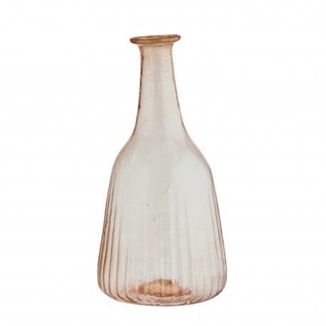 petit vase vintage verre orange peche madam stoltz