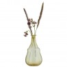 vase vintage verre jaune recycle soliflore madam stoltz