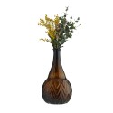 petit vase verre marron recycle vintage madam stoltz
