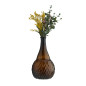 petit vase verre marron recycle vintage madam stoltz
