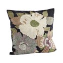 House de coussin brodé fleurs coton Madam Stoltz