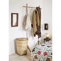 jete de lit canape brode coton blanc fleurs multicolores madam stoltz