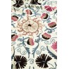 jete de lit canape brode coton blanc fleurs multicolores madam stoltz