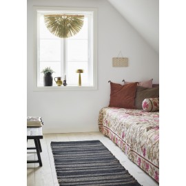 couvre lit brode persan beige rose madam stoltz suzani