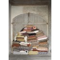 madam stoltz petit coussin traversin salon velours beige