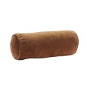 madam stoltz coussin long traversin velours jaune moutarde 18CUC050HY