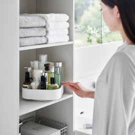 plateau rotatif rangement cuisine salle de bains yamazaki tower