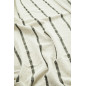 plaid raye coton recycle blanc vert rayures madam stoltz plaid raye coton recycle blanc vert rayures madam stoltz